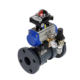 PVC flanged air ball valve