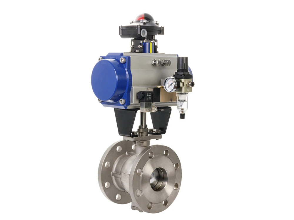 hard seal pneumatic ball valve