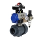 pneumatic pvc ball valve