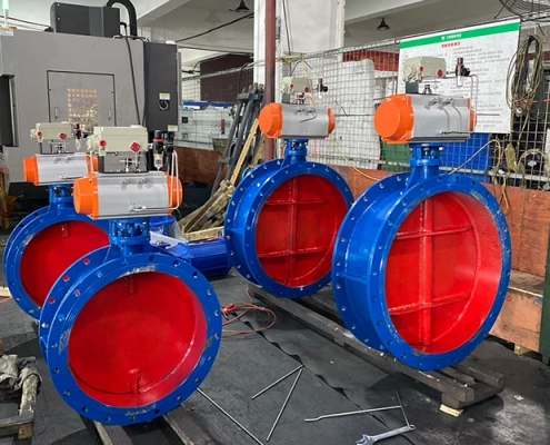 pneumatic butterfly valve