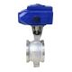 ball valve with electric actuator