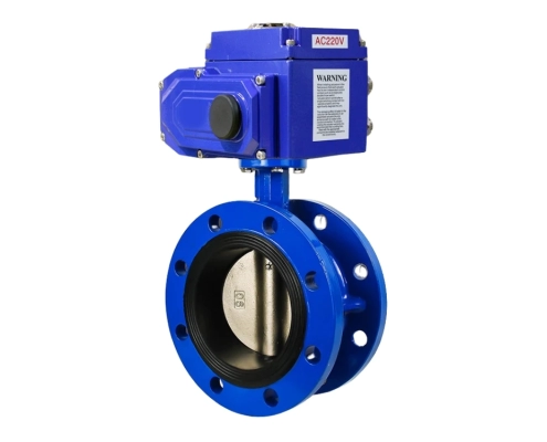 butterfly valve motorized actuator