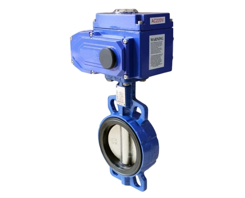 electric actuated butterfly valves