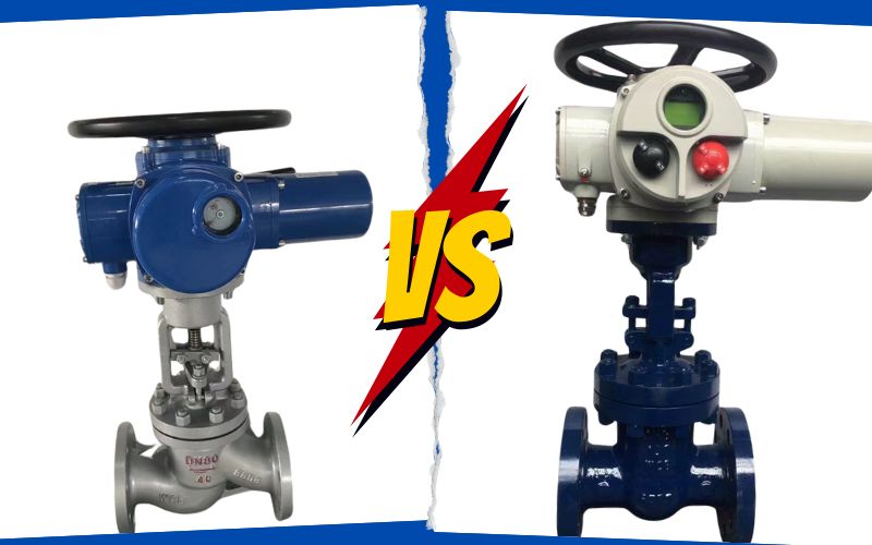 electric actuated gate valve vs electric actuated globe valve