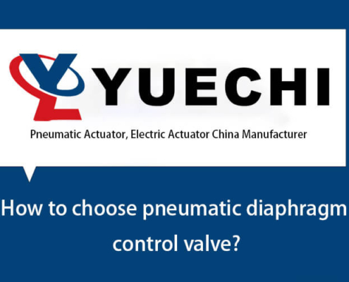 How to choose pneumatic diaphragm control valve